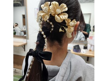 ヘアーセット【ロッソ谷塚店】